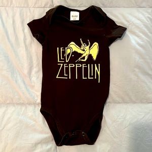 Led Zeppelin baby onesie - 6 months